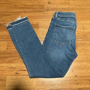 Abercrombie & Fitch Blue Ankle Jeans